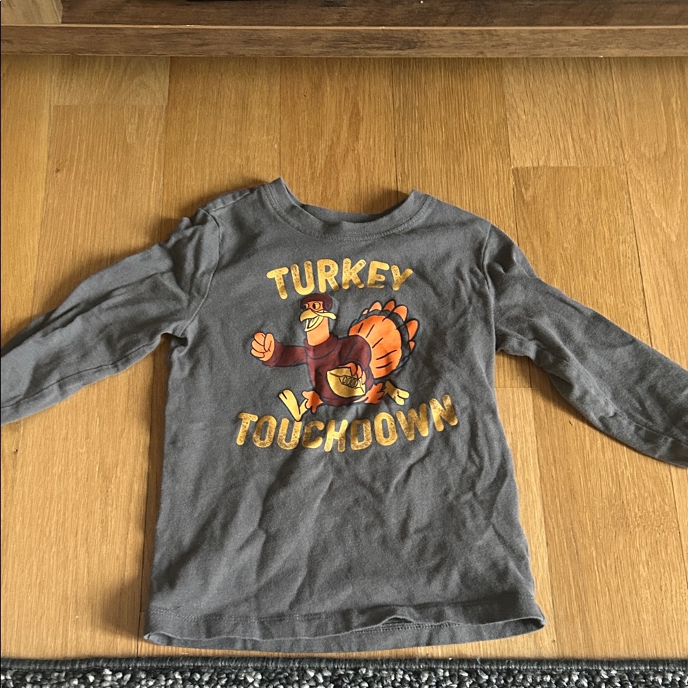 Thanksgiving Turkey Touchdown Long Sleeve